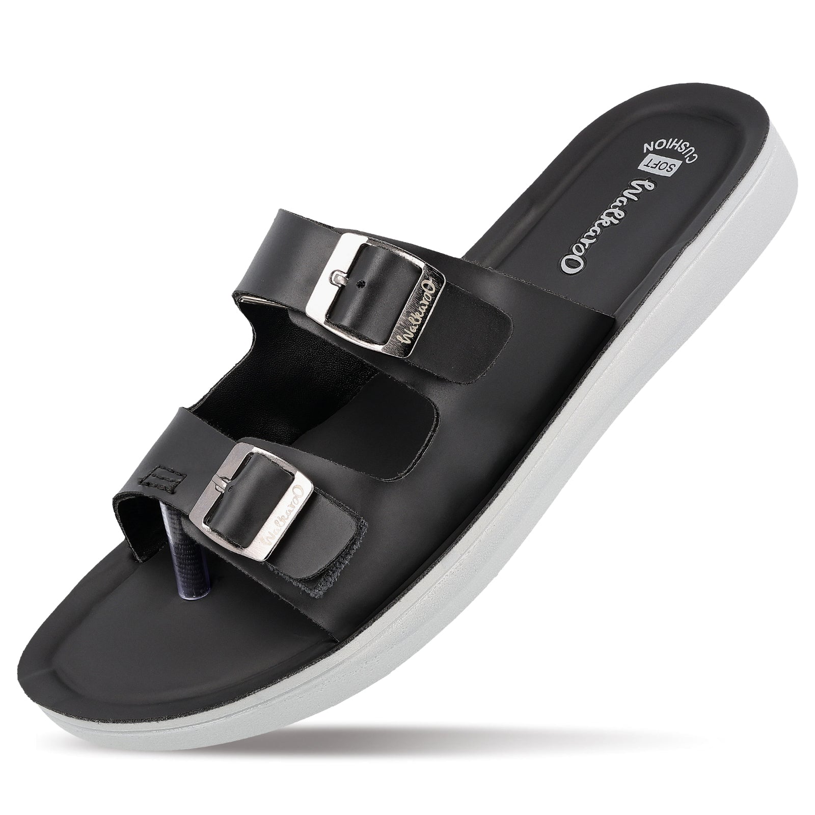 Women's Daily Wear Sandals - BX2554 Black – Walkaroo Footwear