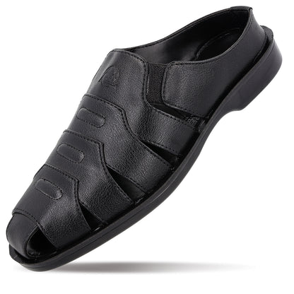 Men's  Roman Sandals - WG5674 Black