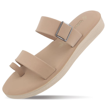 Women's Daily Wear Sandals  - WLR74060 French Beige