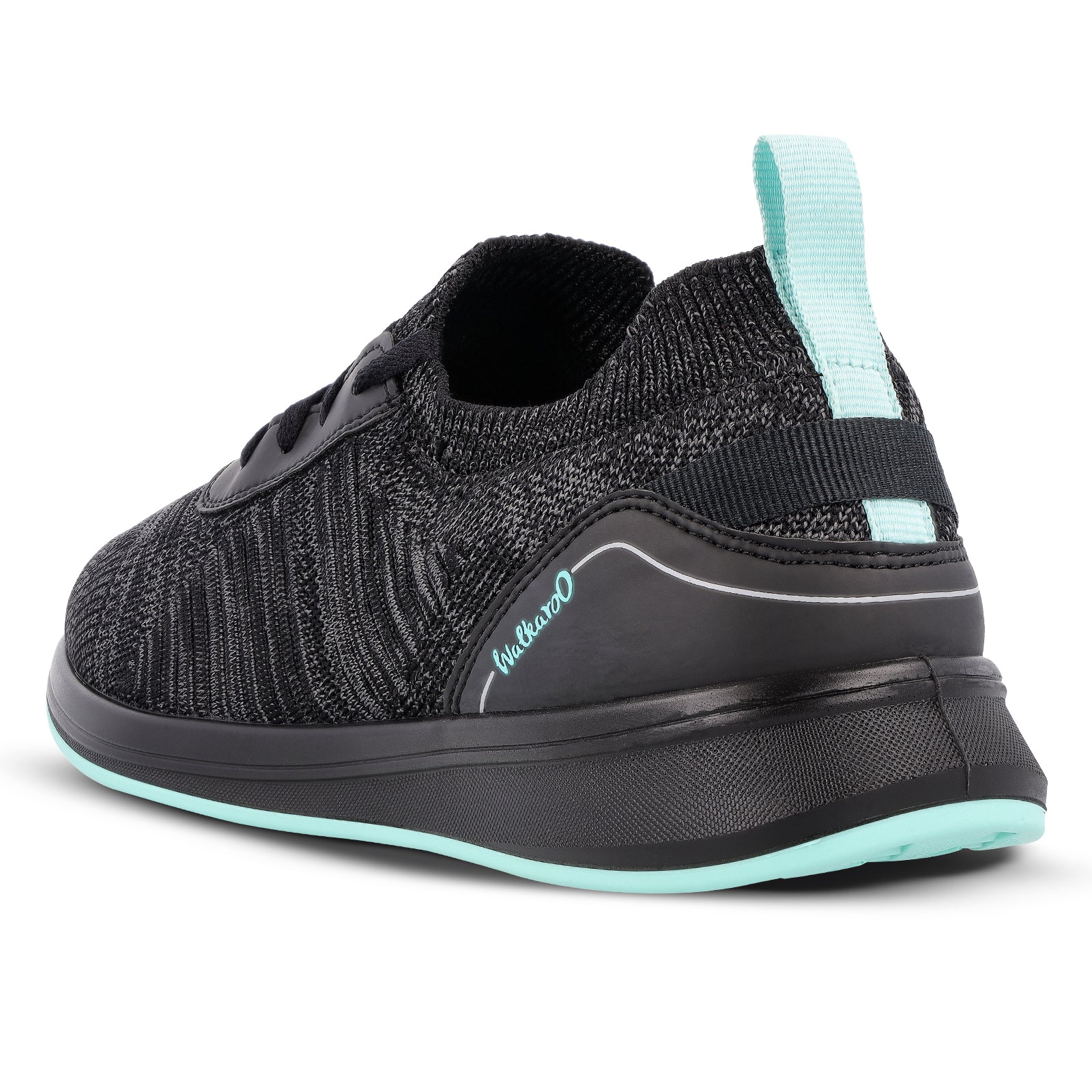 Walkaroo Men Walking and washable Shoes- XS9772 Black Mint