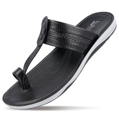 Men's Kolhapuri Chappal - WE1343 Black