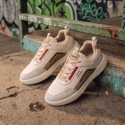 Men's Sports Sneakers - ONG97015 Beige