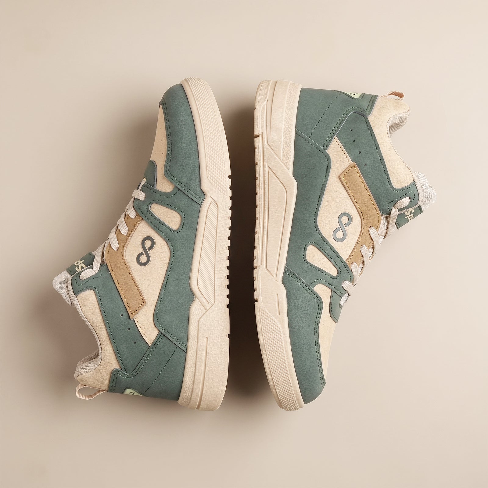 Men's Sports Sneakers -ONG97001  Khaki Olive