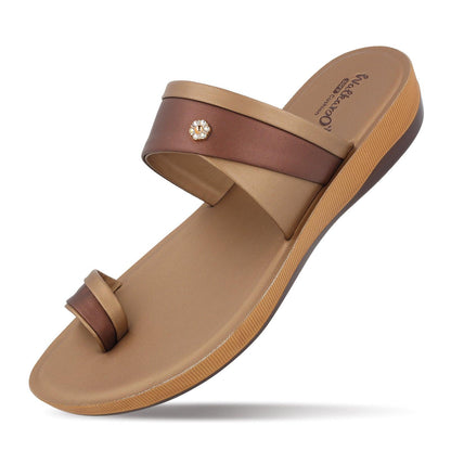 Women's Daily Wear Sandals - WE2358 Brass