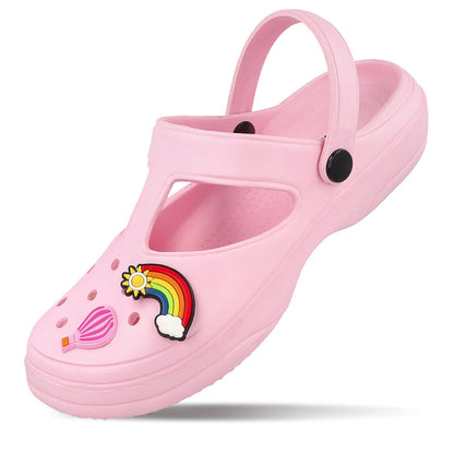 Walkaroo Womens Clogs  - WC8912 Baby Pink