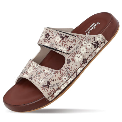 Women's Daily Wear Comfort Sandals - WLP74041 Brown