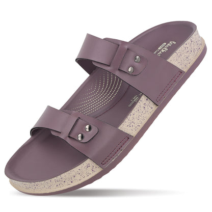 Women's Comfort Sandals - WLP74063 Mulberry