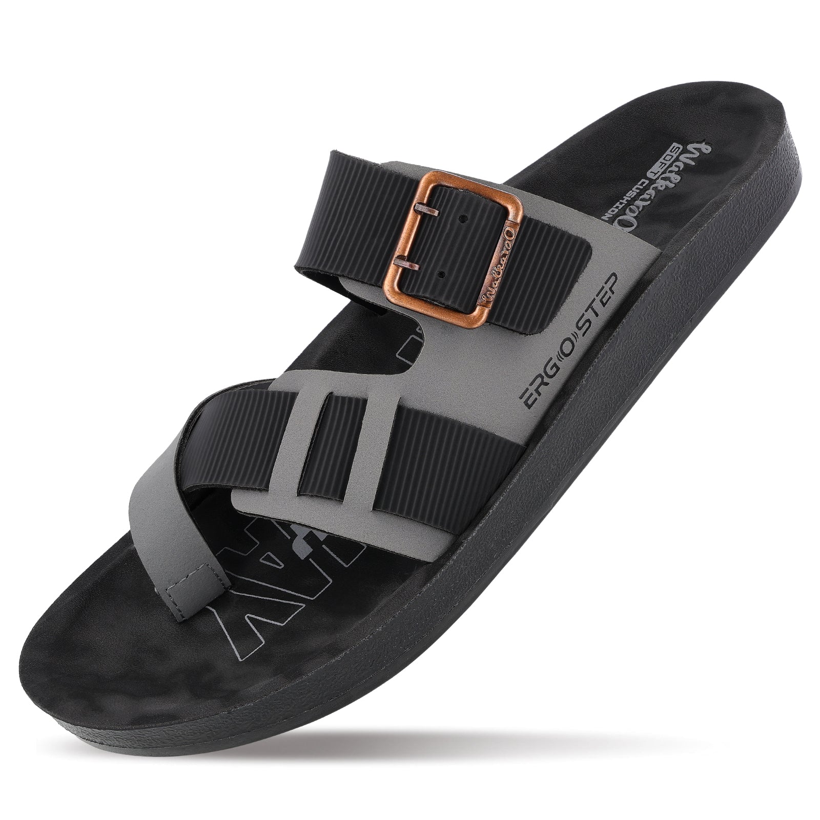 Men's Daily Wear Comfort Sandals - WGR53163 Black Grey