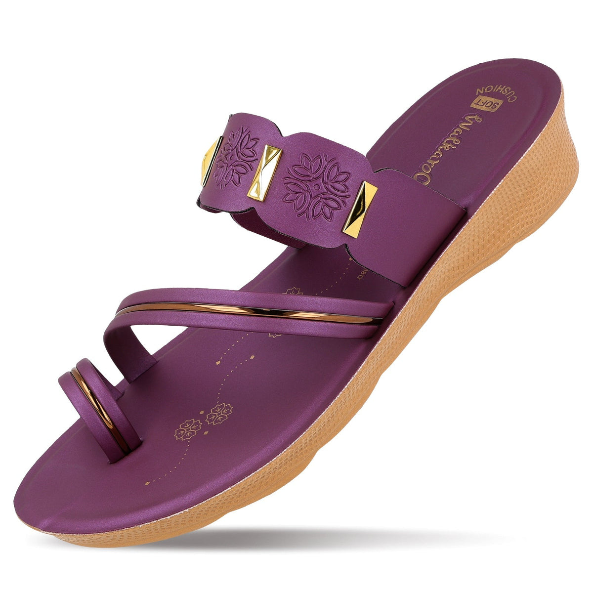 Women's Daily wear Sandal - WL7673 Plum