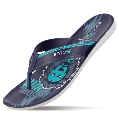 BOTOWI Men's Slipper - BW3502 Blue Mint