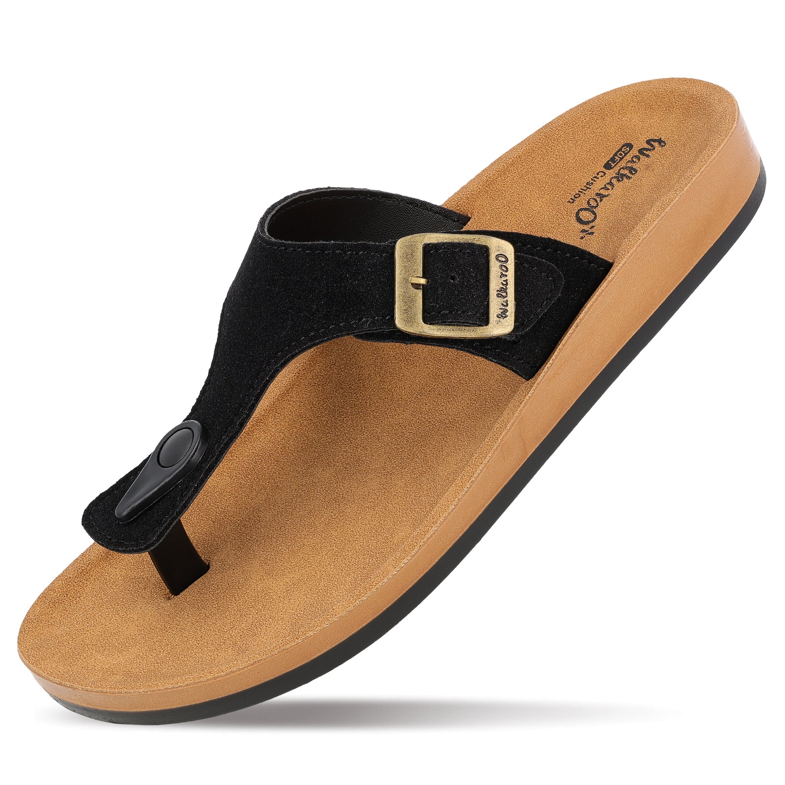 Women's Daily Wear Sandals - WE2349 Black Beige