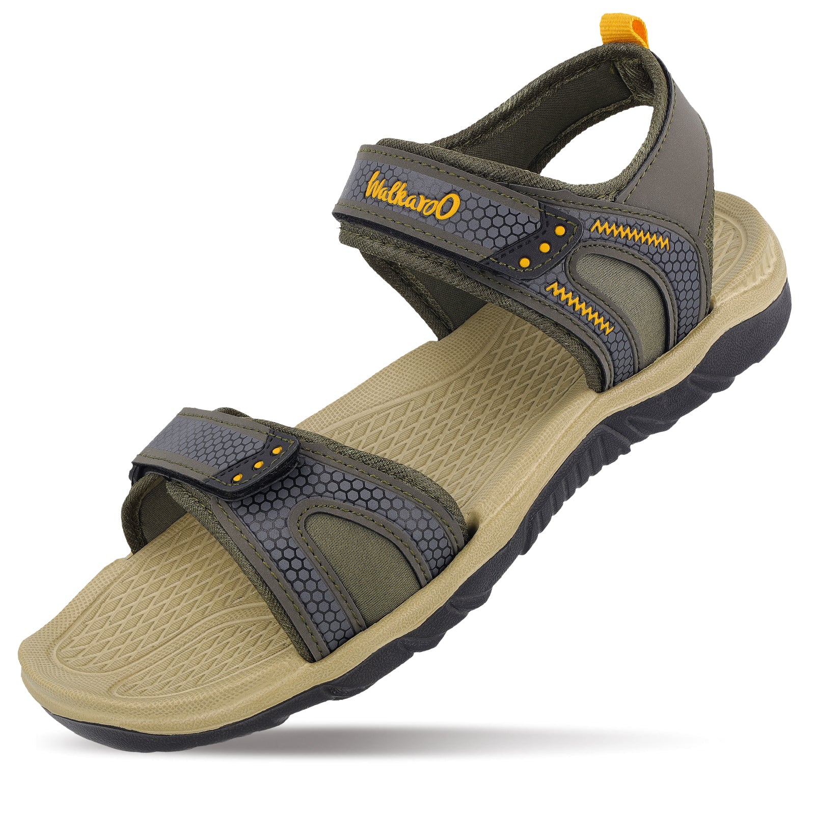 Men Sports Sandals - WGR15018 Olive Yellow