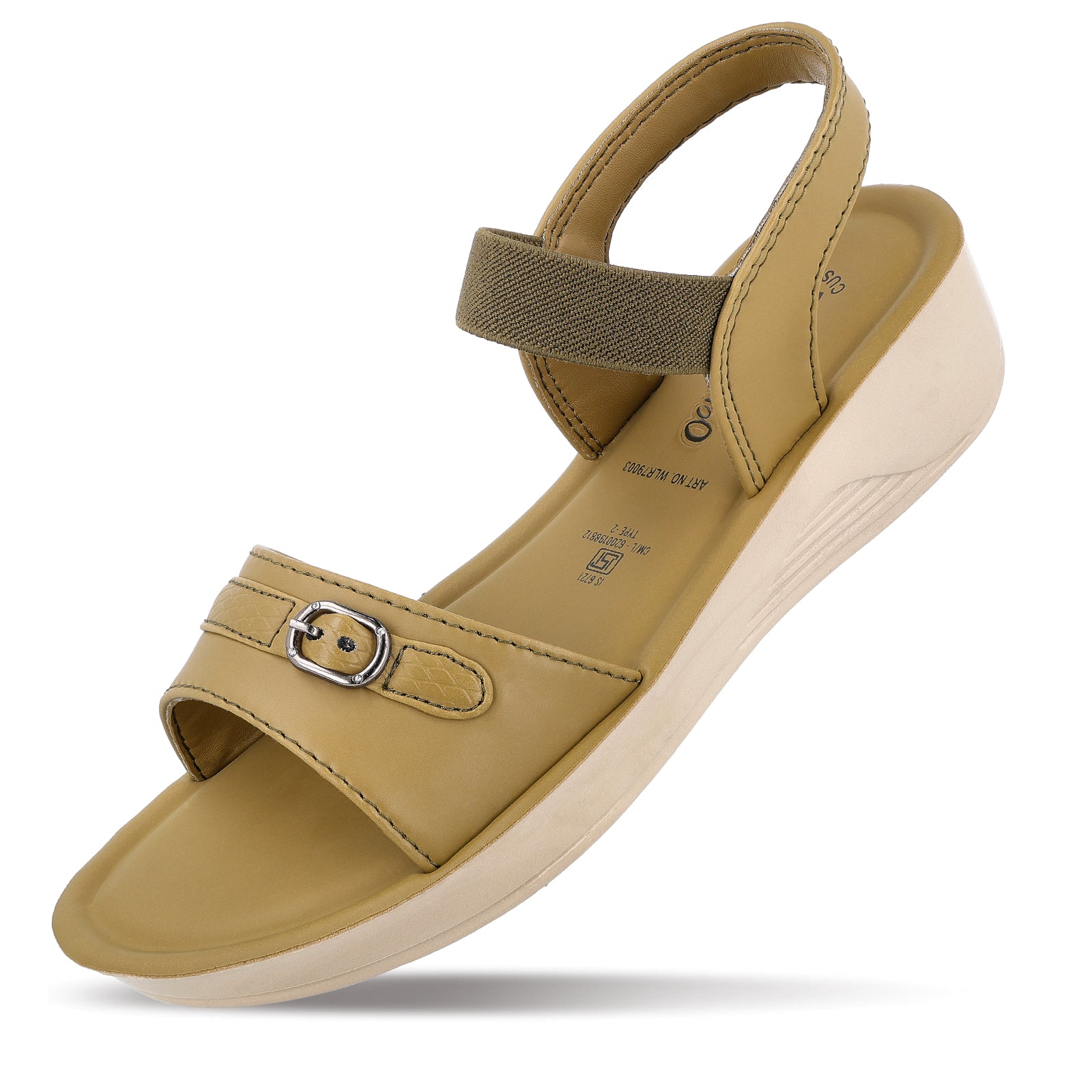 Women's Wedge Heel Sandals  - WLR79003 Cocoon Green