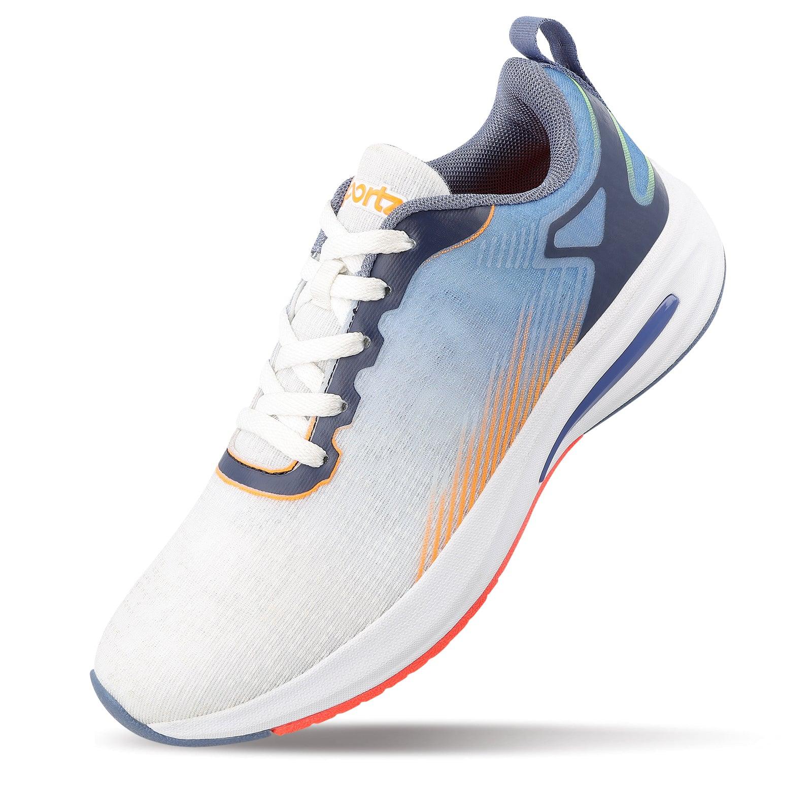 Men's Lace-up Sports Shoes - WS97545 Blue Orange