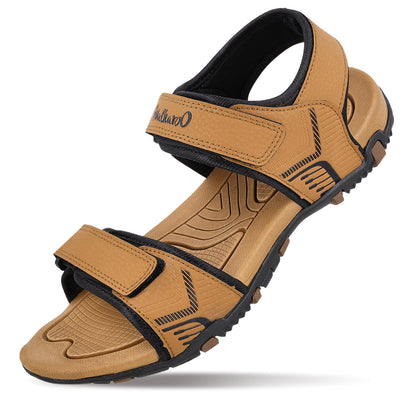 Men's Sports Sandals - WC4467 Tan Black