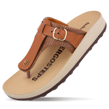 Women's Daily Wear Sandals - WLP71216 Brown