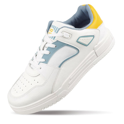 Men's Sports Sneakers - SGE24007 White Blue