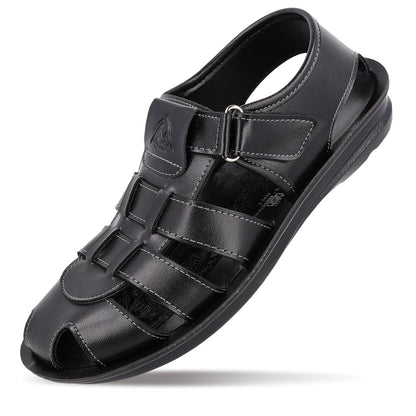 Men's Fisherman Sandals - WGR58052 Black