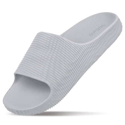 Men's Flip Flop Sliders  - WC8828 Light Grey