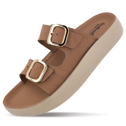 Women's Daily Wear Sandals - WLP74038 French Beige