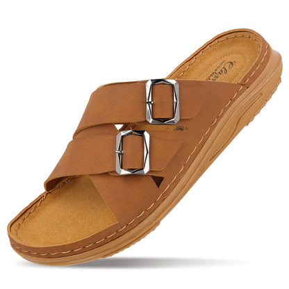 Men's Daily Wear Comfort Sandals - WGP53052 Tan