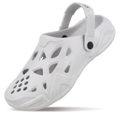 Walkaroo Men's Clogs  - WC8763 Light Grey