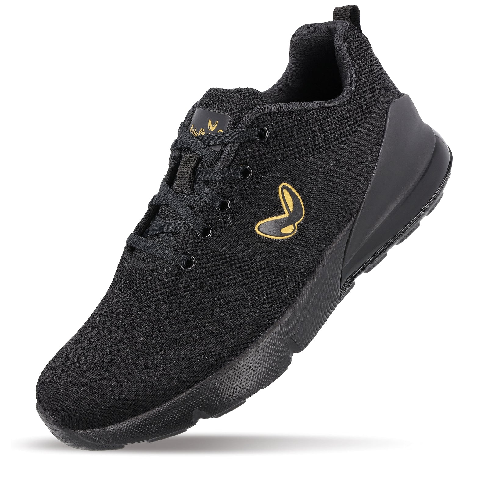 ALPHA-GO Men's Lace-up Sports Shoe - XS9751 Black Gold