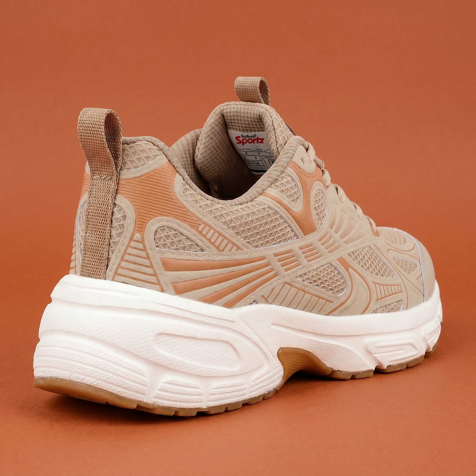 Men's Lace-up Sports Shoe -ONG97003 Beige