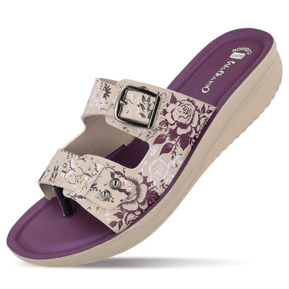 Women's Daily Wear Sandal  - WLR74019 Plum