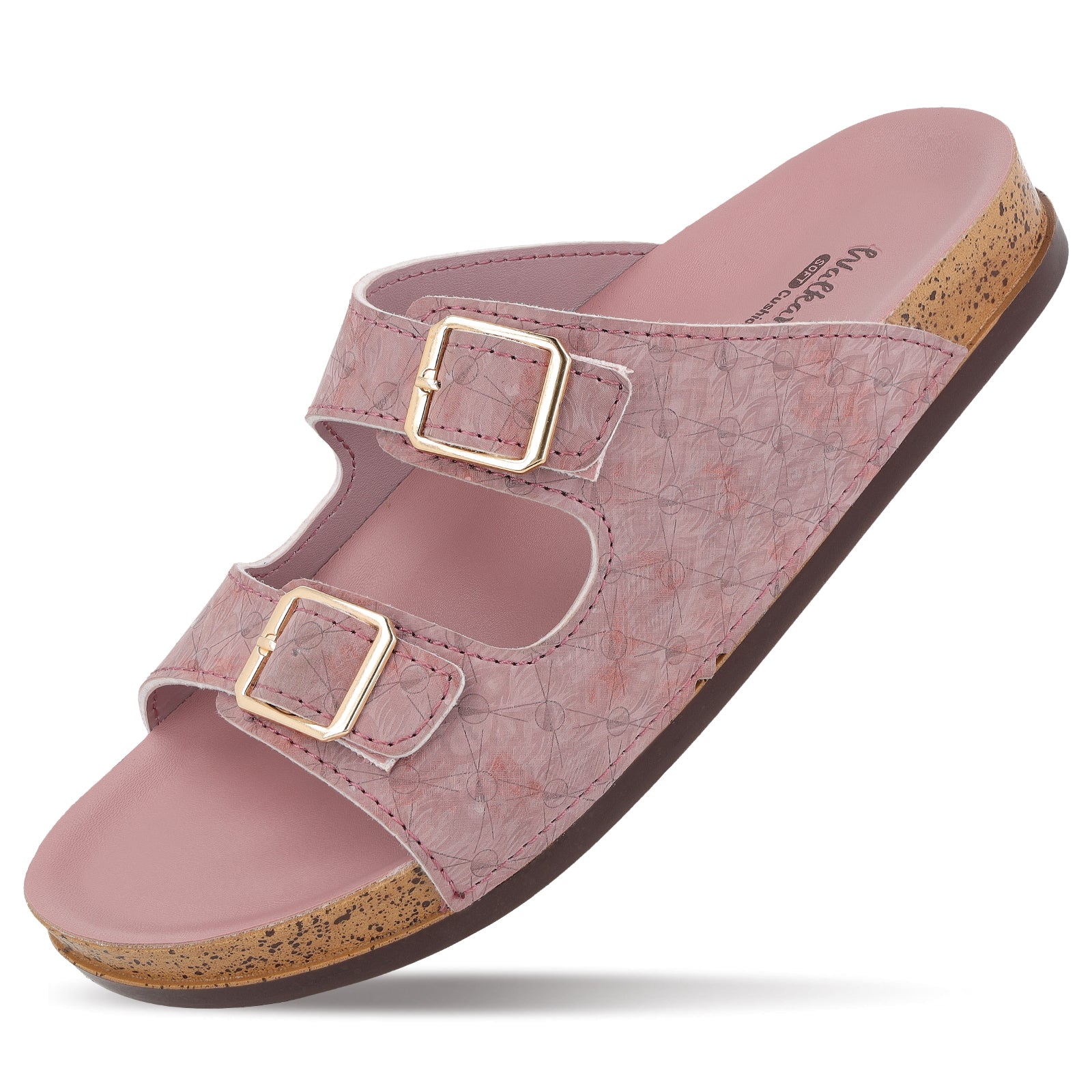 Women's Comfort Sandals - WLP74046 Dusty Rose