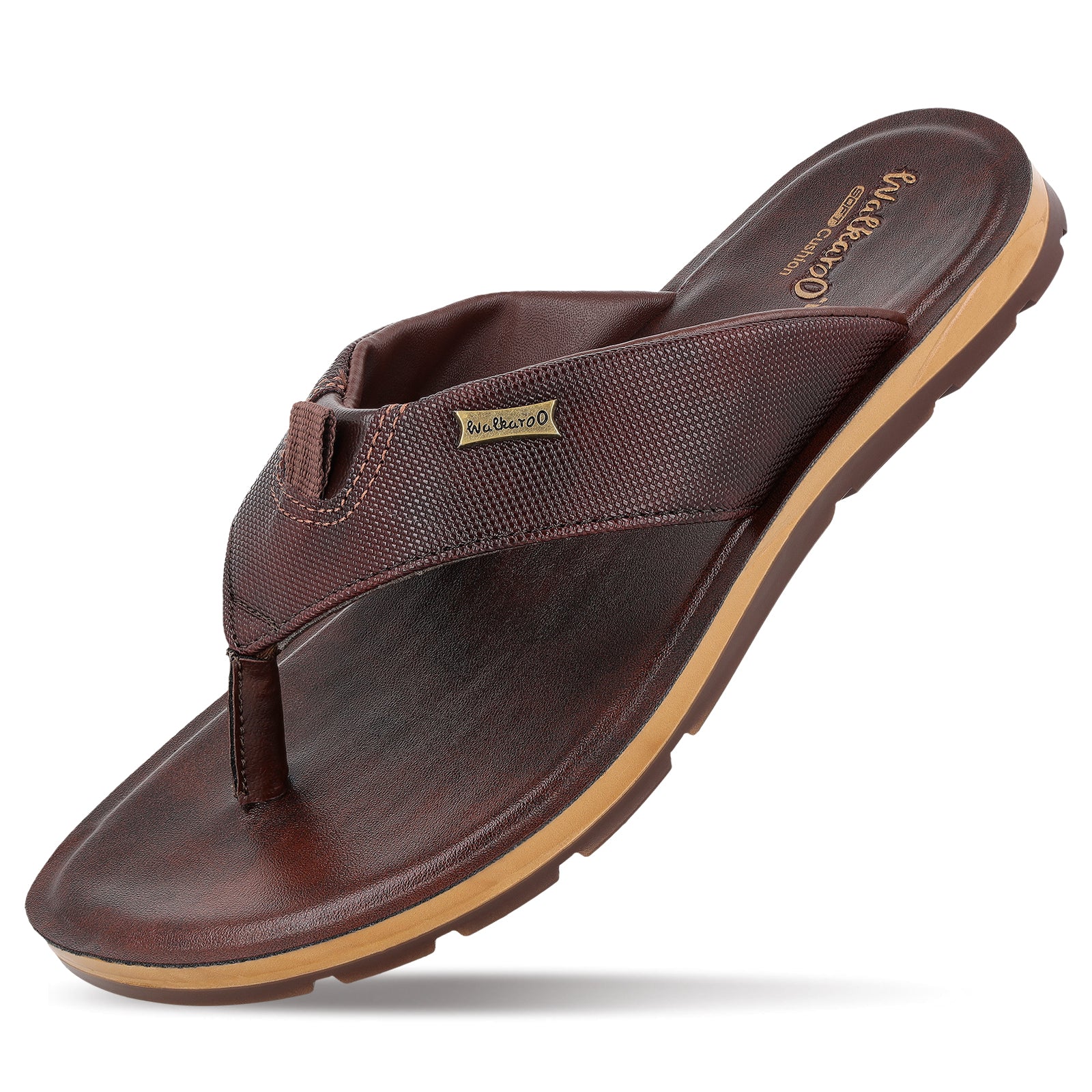 Men's Daily Wear V-Strap Sandals - WE1025 Brown