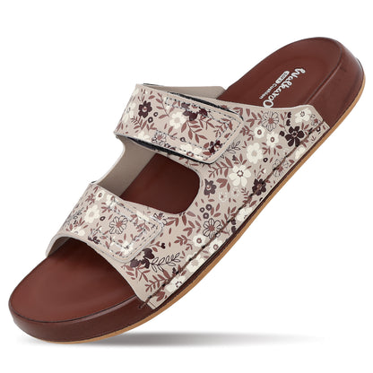 Women's Daily Wear Comfort Sandals - WLP74041 Brown