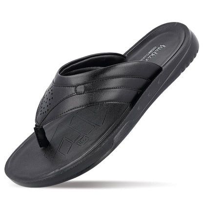 Men's Daily Wear V-Strap Sandals - WGP50023 Black