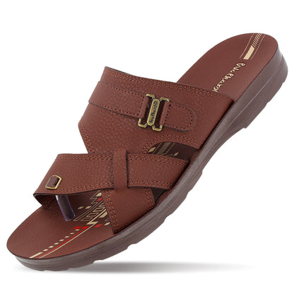 Men's Daily Wear Sandals - WGR53203 Brown