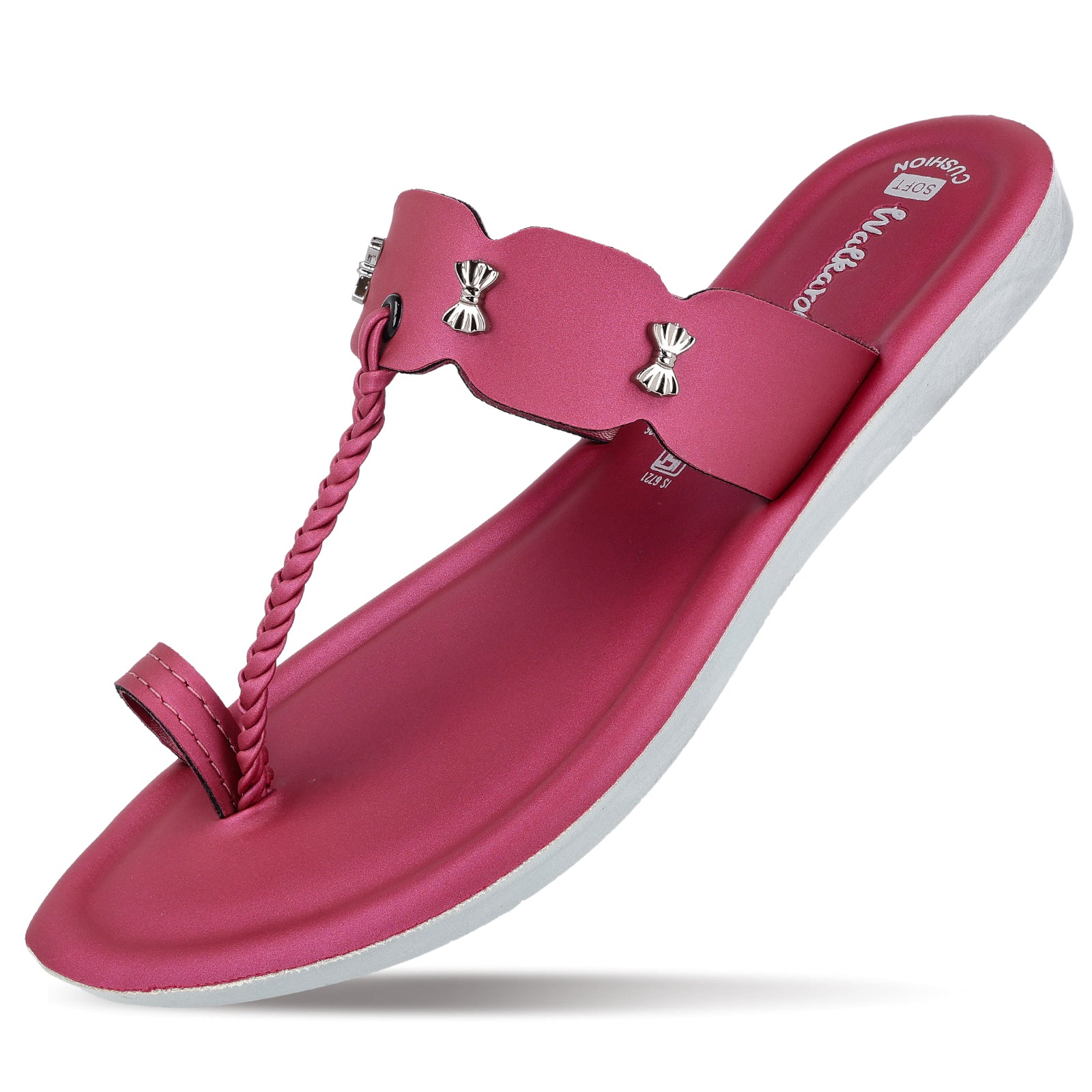 Women's Daily Wear Sandals  - WLR75701 Maroon