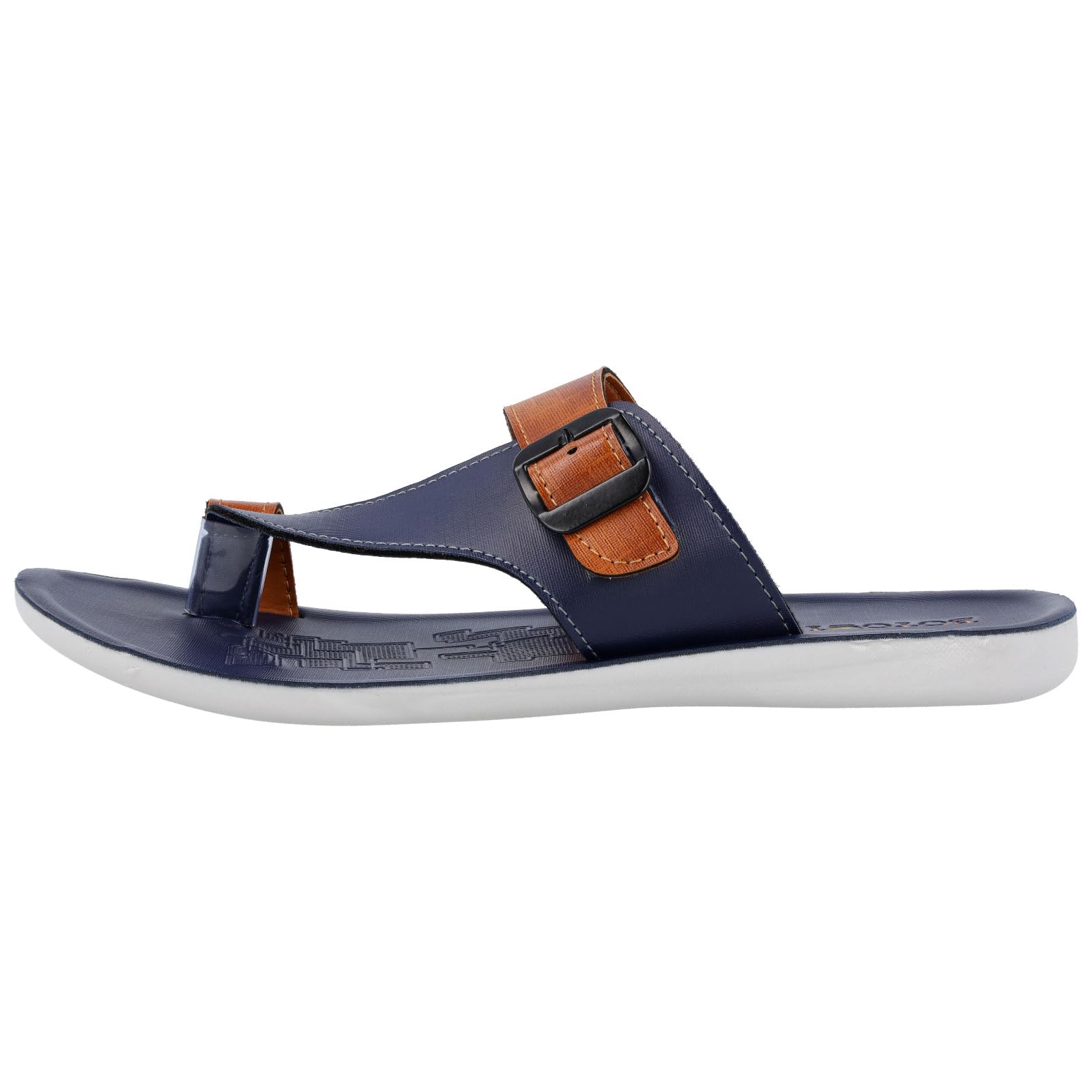 BOTOWI Men's Daily Wear Sandal - BW3500 Blue Tan