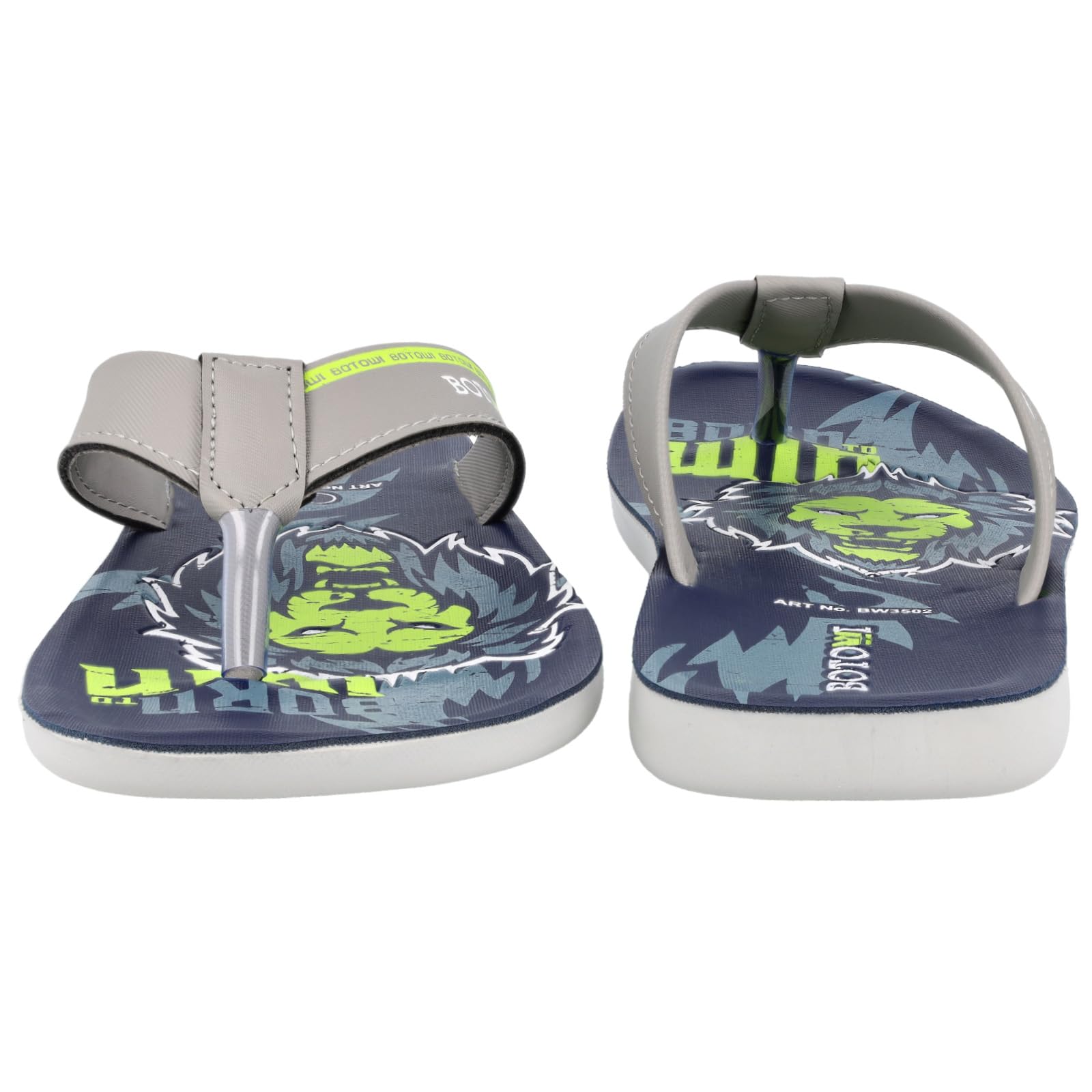 BOTOWI Men's Slipper - BW3502 Blue Grey