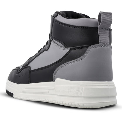 Men's High Top Sports Sneakers - WY3470 Black