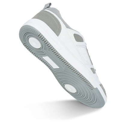 Men's Casual Sneakers - WY3344 White Grey