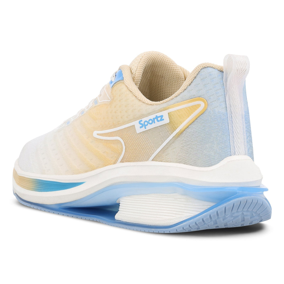 Men's Lace-up Sports Shoes - WS9151 Beige White