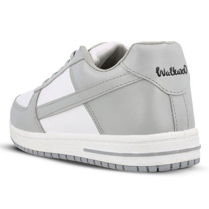 Walkaroo Men Walking Shoes - WY3335 Grey white
