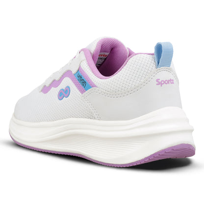 URBAN Women's Lace-up Sports Shoe - WS9919 White