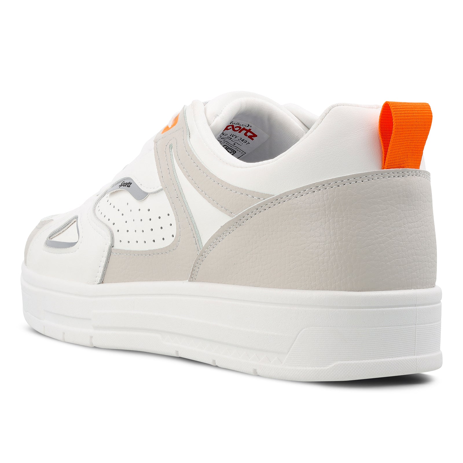 Men's Sports Sneakers - WY3497 White Grey