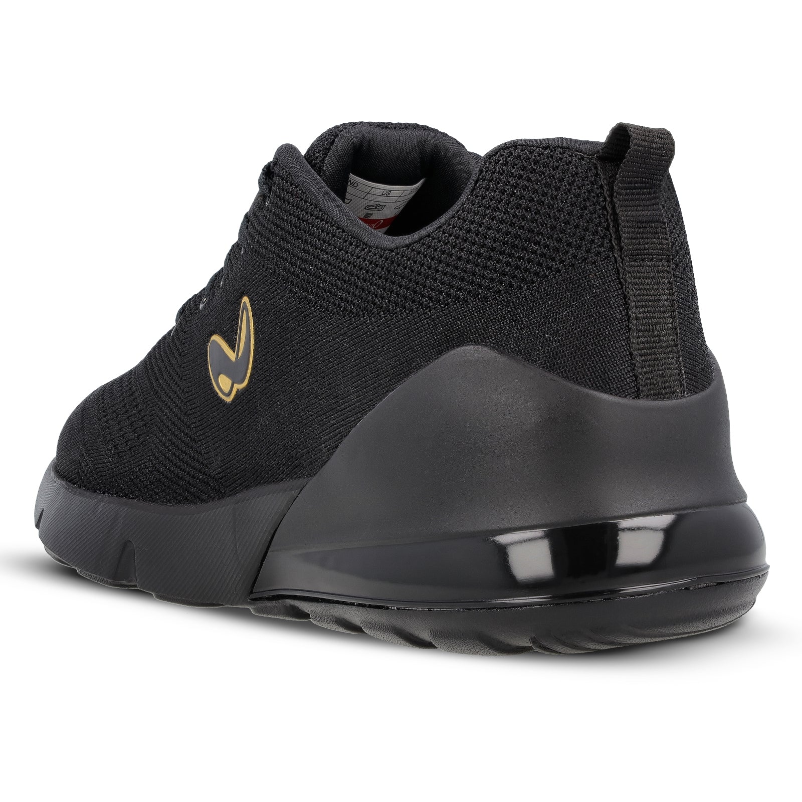 ALPHA-GO Men's Lace-up Sports Shoe - XS9751 Black Gold