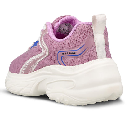 Women's Lace-up Sports Shoe - WS9921 Purple