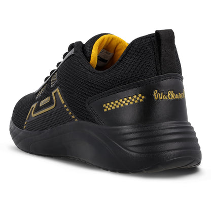 Men's Lace-up walking Shoes - WS3065 Black Gold