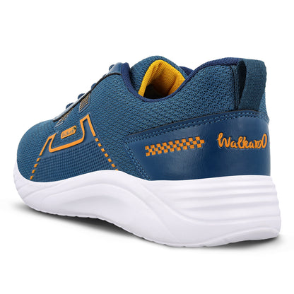Men's Lace-up walking Shoes - WS3065 Teal Yellow
