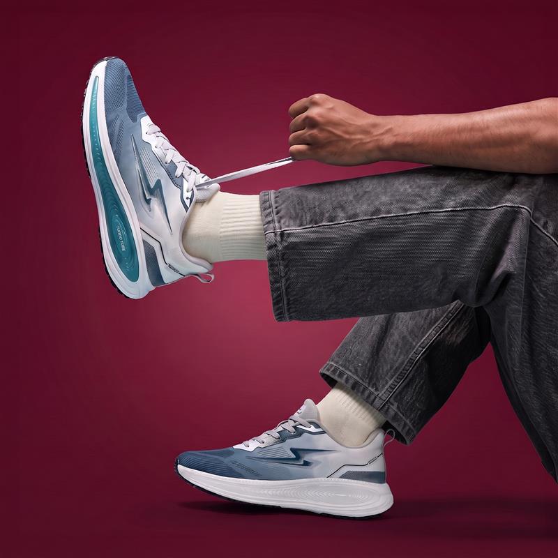 Men's Lace-up Sports Shoes - ONG97013 Teal Blue