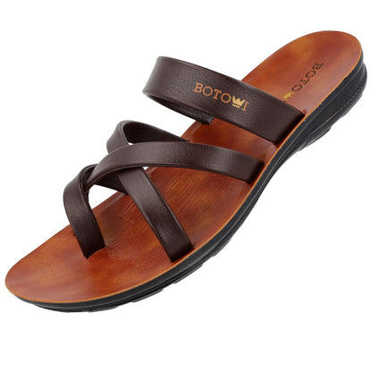 BOTOWI Men's Daily Wear Sandal - BW3504 Brown