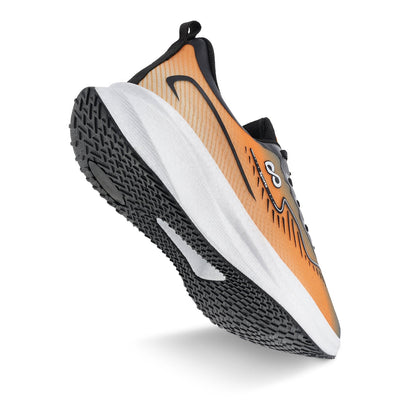 Men's Active Beads Sports Shoes - WS9163 Grey Orange